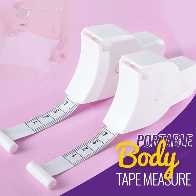 Automatic Telescopic Tape Measure With cm/inches(1 PACK= 2 pieces, Black+ White)