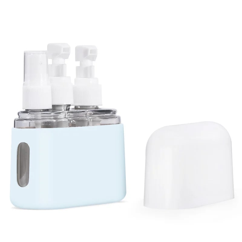 🎁 Mini Shampoo Dispenser Portable Travel Bottle Set