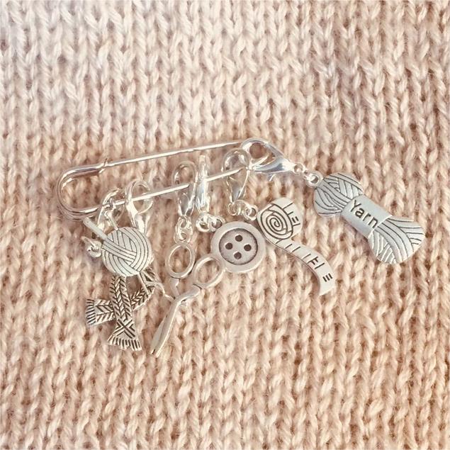 🧶Knitting Sewing Charm Stitch Markers | "Go To" Stitch Markers