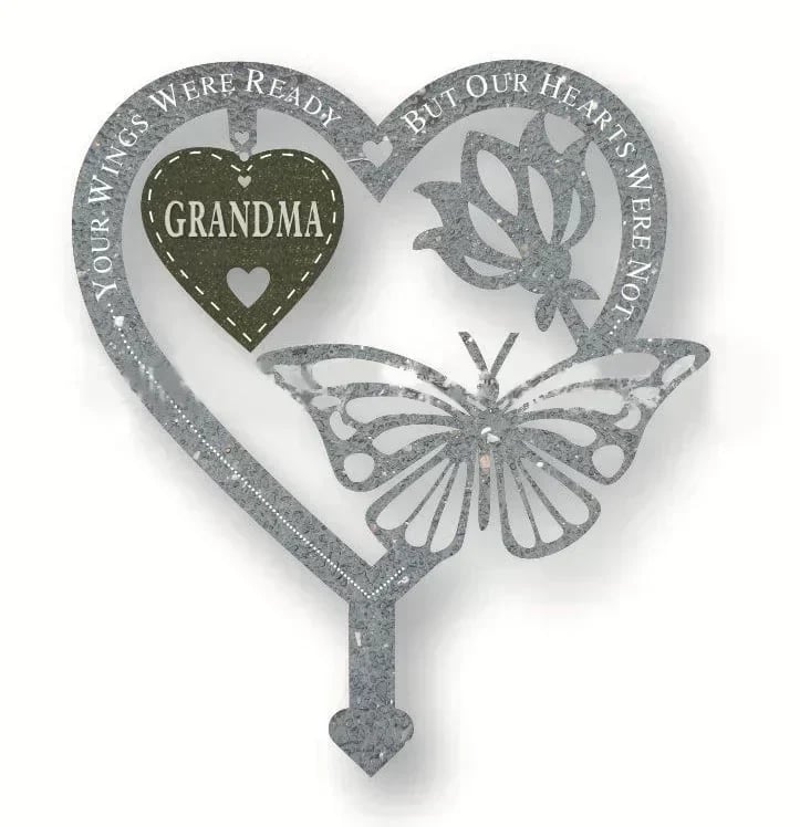 Memorial Gift Butterfly Ornament-Garden Memorial Plaque