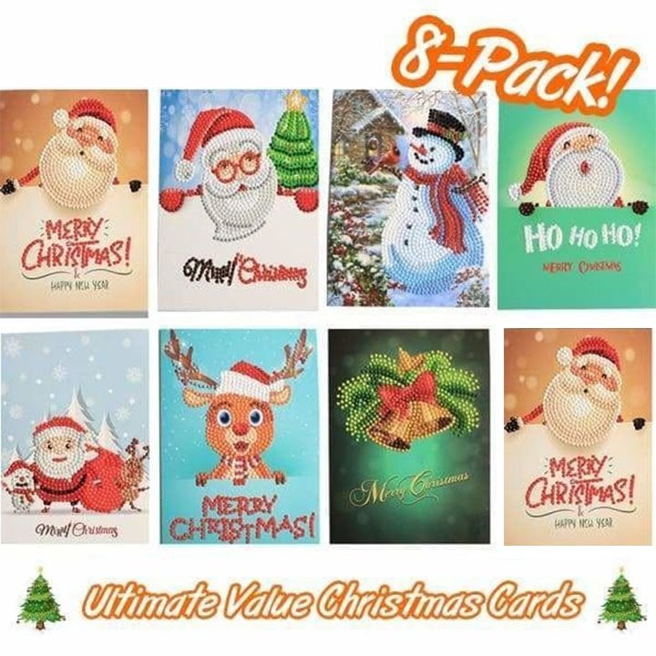 ๐
5D Diamond Painting Christmas Cards New Arrival
