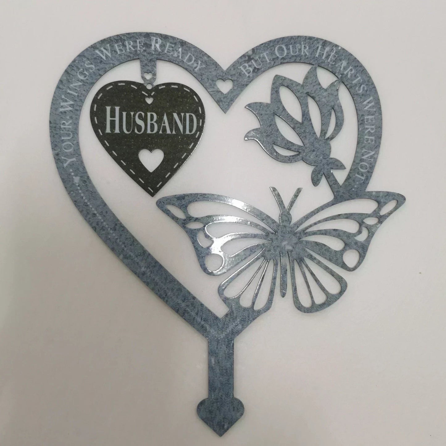 Memorial Gift Butterfly Ornament-Garden Memorial Plaque