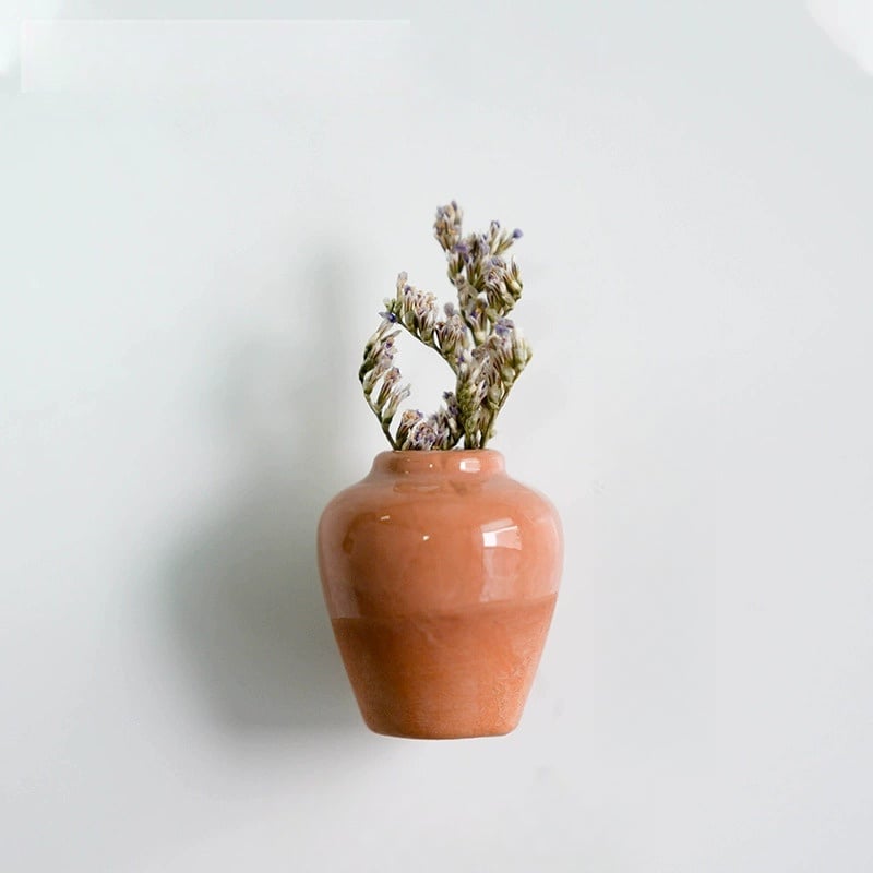 🌸Cute Plant Ceramic Vase Fridge Magnets
