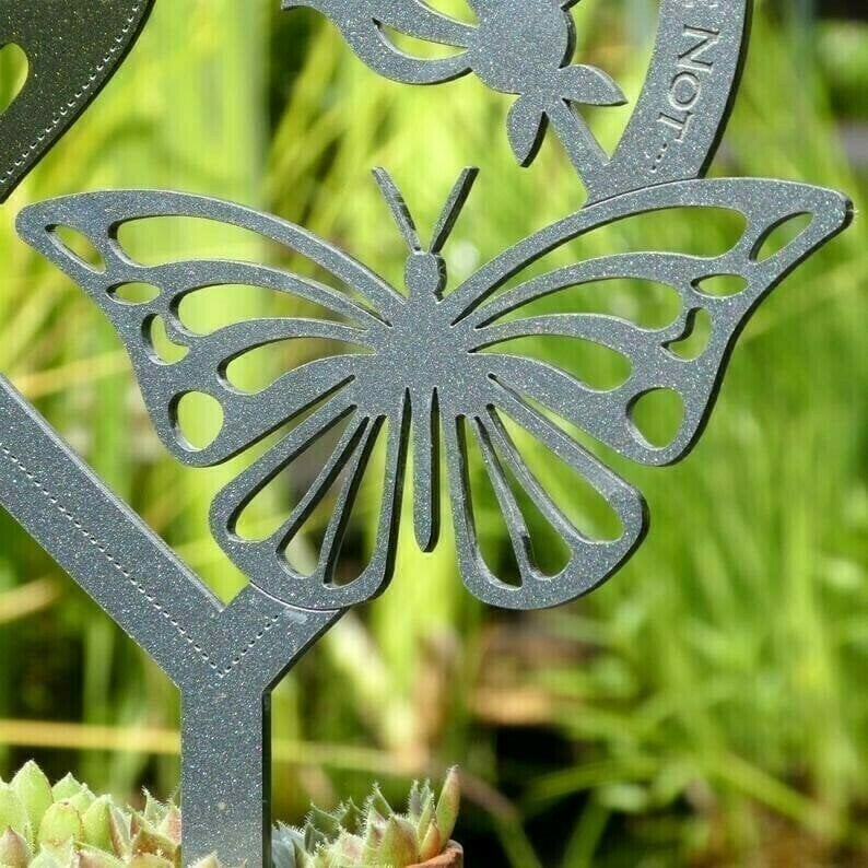 Memorial Gift Butterfly Ornament-Garden Memorial Plaque