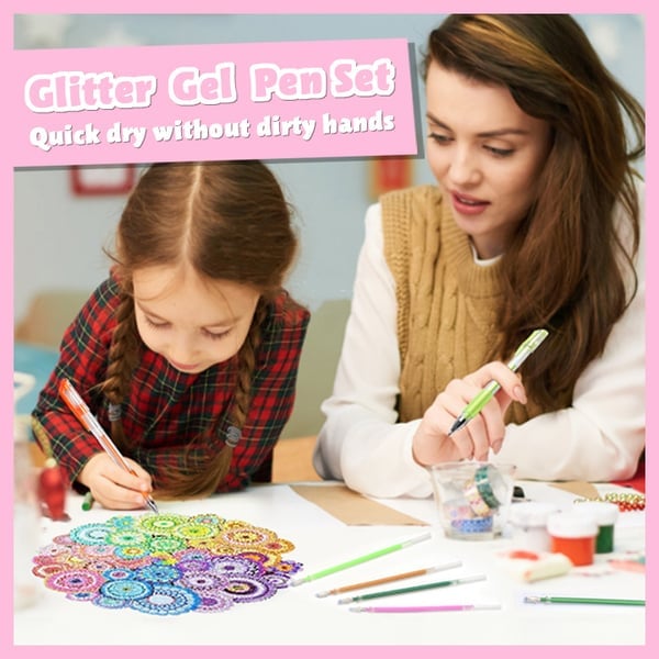 ๐๐ Glitter Gel Pen Set