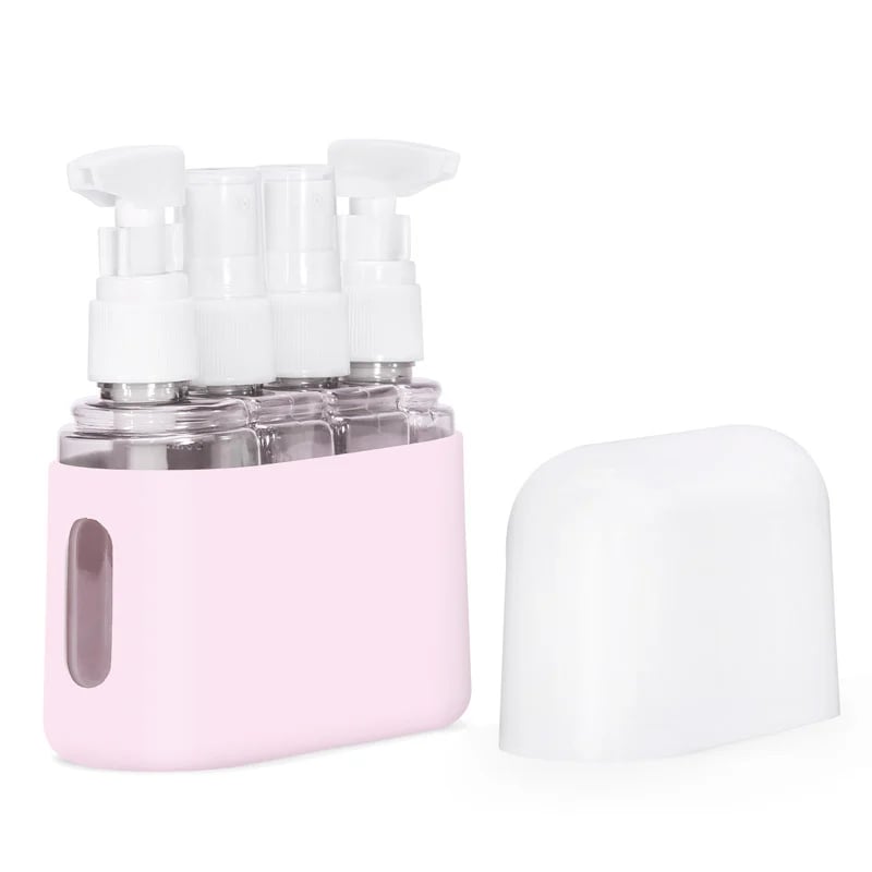 🎁 Mini Shampoo Dispenser Portable Travel Bottle Set