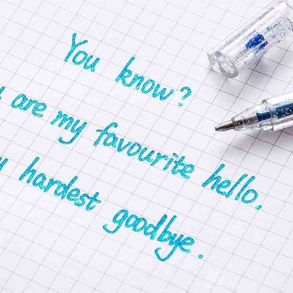 ๐๐ Glitter Gel Pen Set
