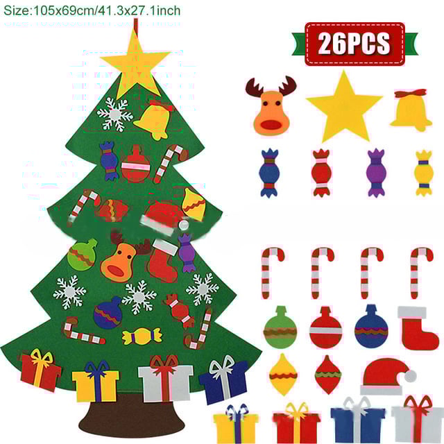 🎁DIY Felt Christmas Tree Set
