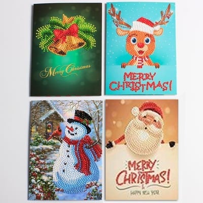 ๐
5D Diamond Painting Christmas Cards New Arrival