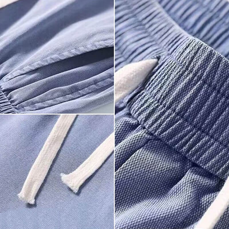 Men's Ice Silk Breathable Wide-Leg Casual Pants