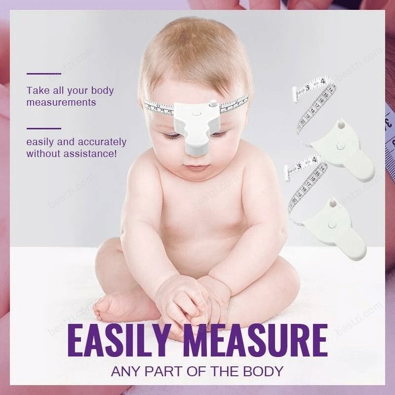 Automatic Telescopic Tape Measure With cm/inches(1 PACK= 2 pieces, Black+ White)