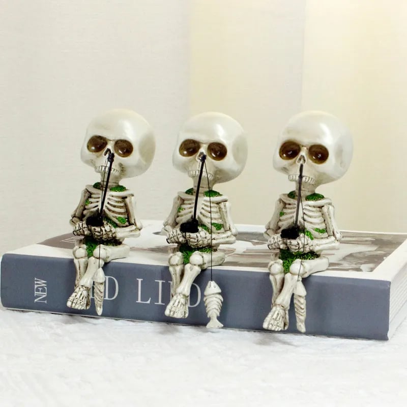 š„Fishing Skeleton Garden Accessory