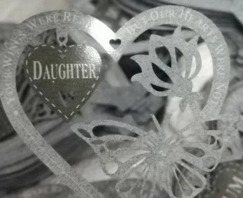 Memorial Gift Butterfly Ornament-Garden Memorial Plaque