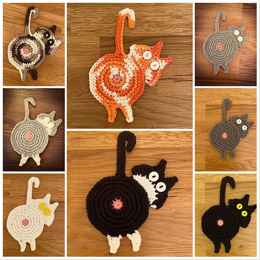 š±Cat Butt Coasters