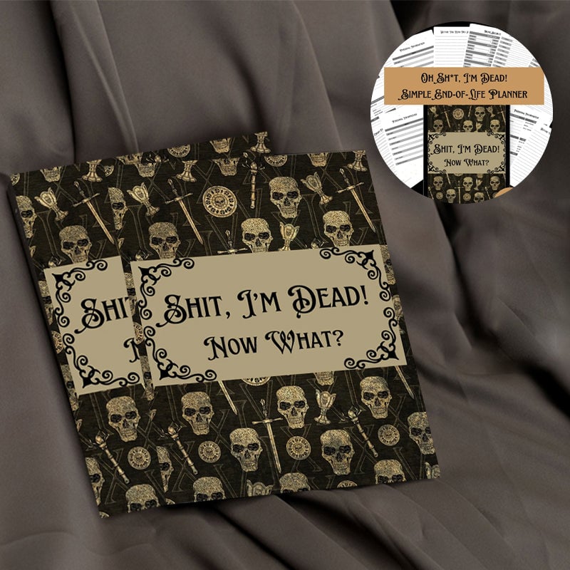 🎃 Halloween Gift:  End of Life Planner💀👍BEST SELLER