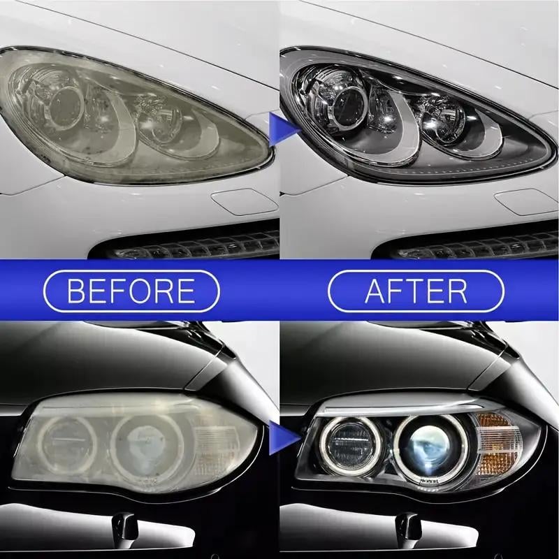 🚘Automotive Headlamp Restoration Fluid Kit