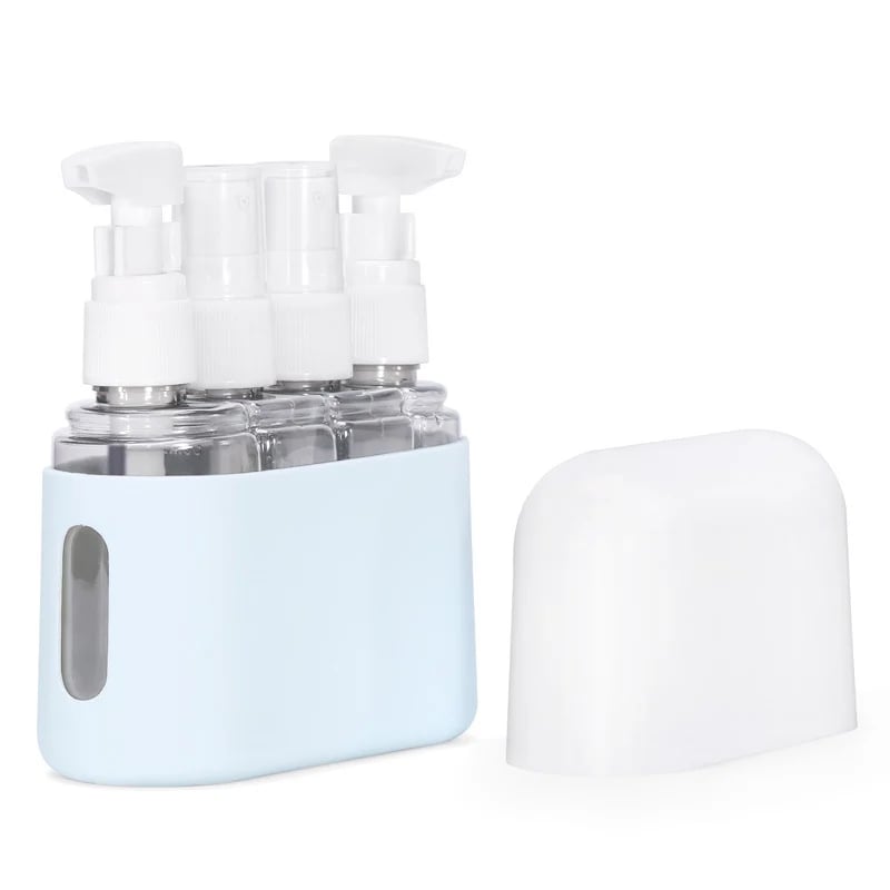 🎁 Mini Shampoo Dispenser Portable Travel Bottle Set