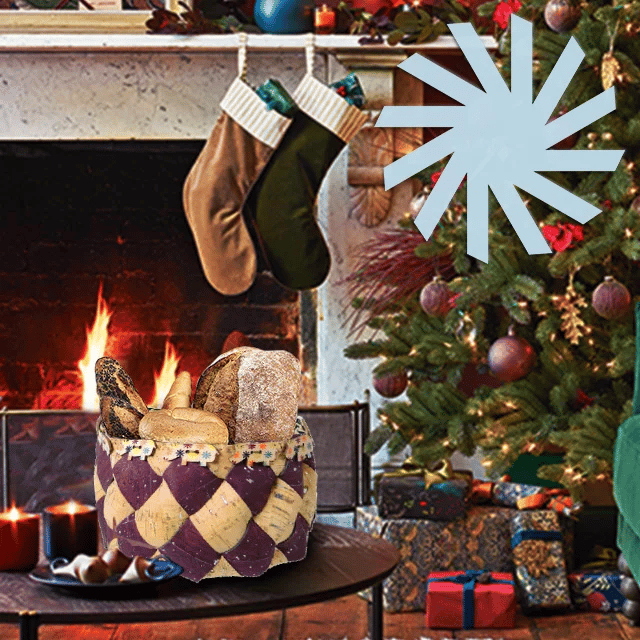 Woven Spiral Storage Basket Template