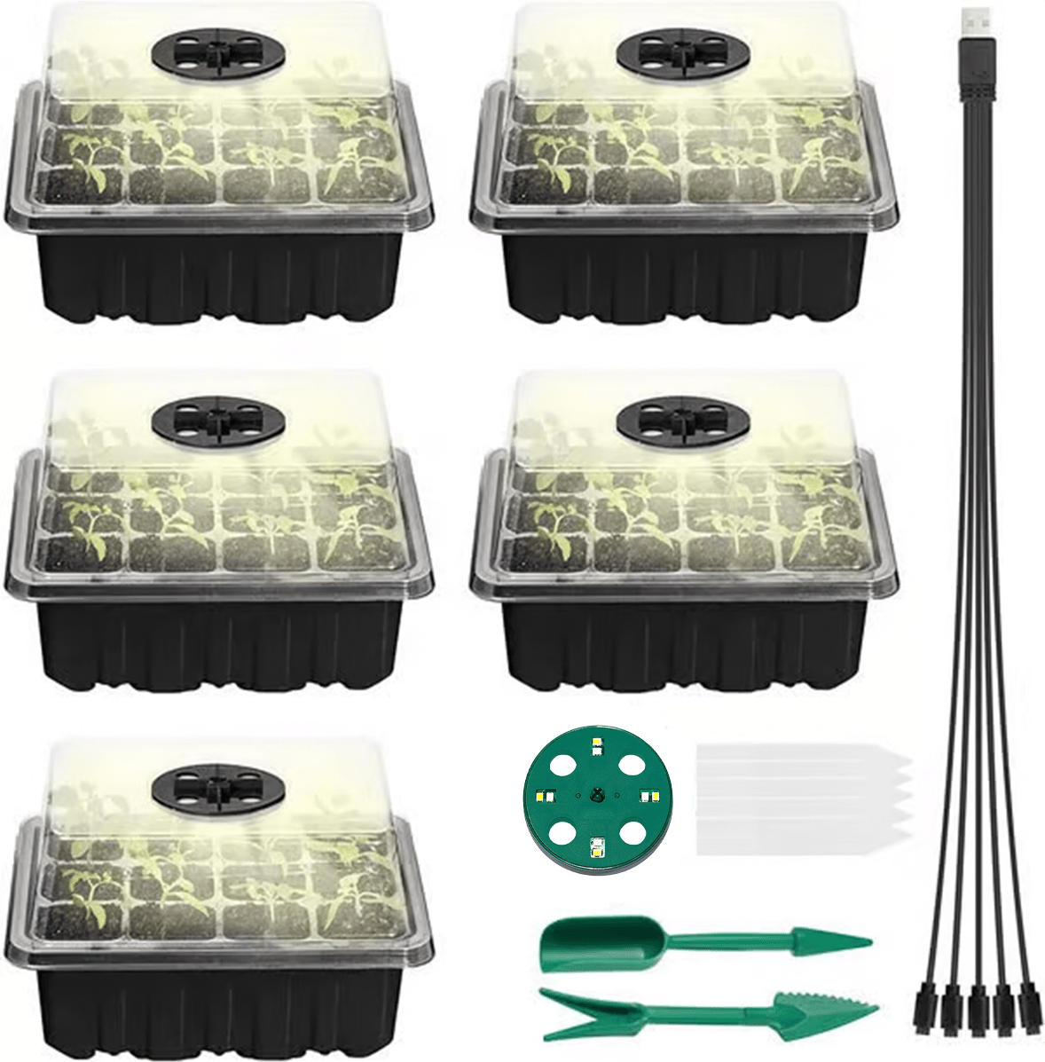 Adjustable Humidity Seed Starter Trays
