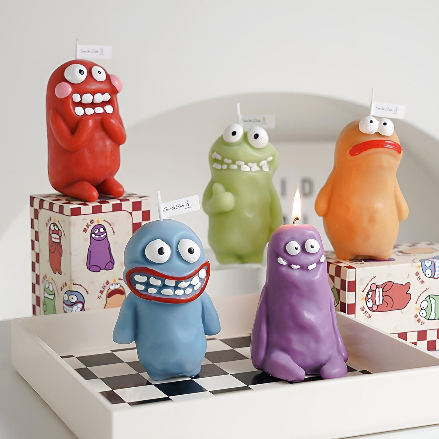 Cute Mud Monster Scented Candle🔥