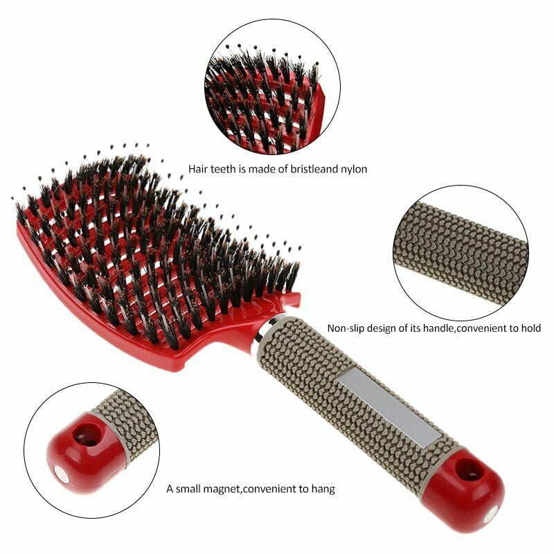 Bristle Nylon Hairbrush 🔥