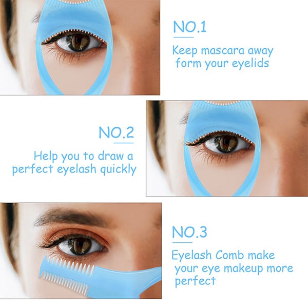 š„BUY MORE SAVE MOREš„3in1 Eyelashes Tools Mascara Shield Applicator Guard