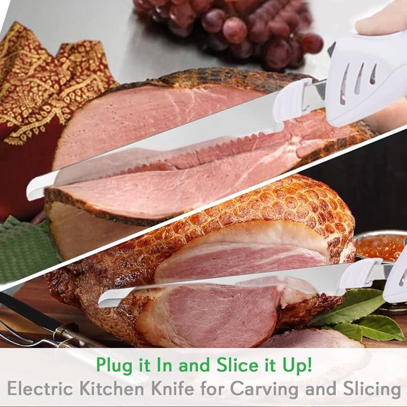 🔥-Easy Cut Electric Cordless Knife For Meat Fruit Vegetable Kitchen Tool🔥