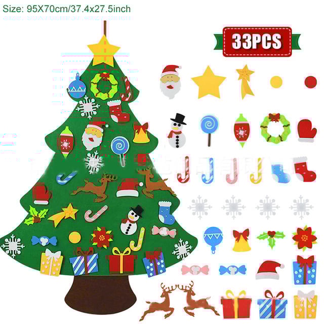 🎁DIY Felt Christmas Tree Set