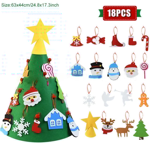 🎁DIY Felt Christmas Tree Set