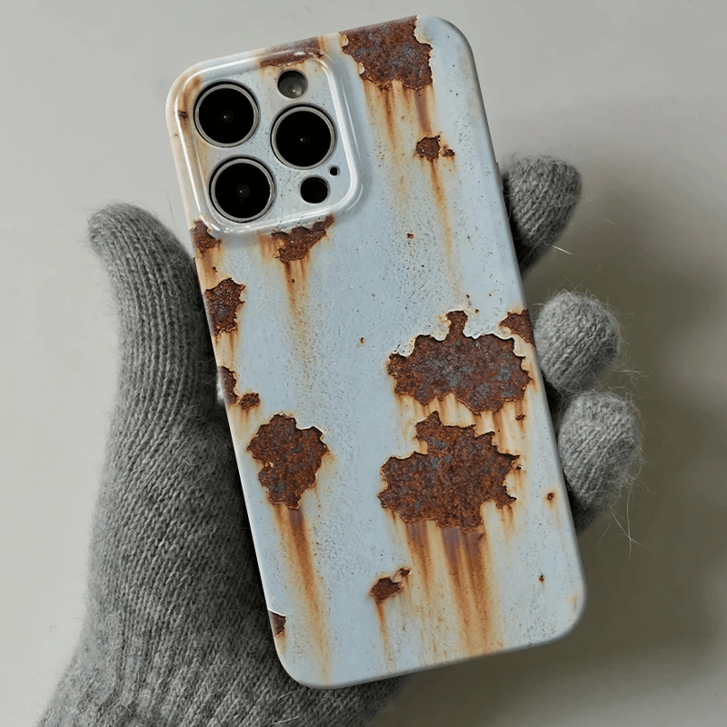 🔥NEW ARRIVAL 🔩Rusty Metal Texture Print iPhone Case
