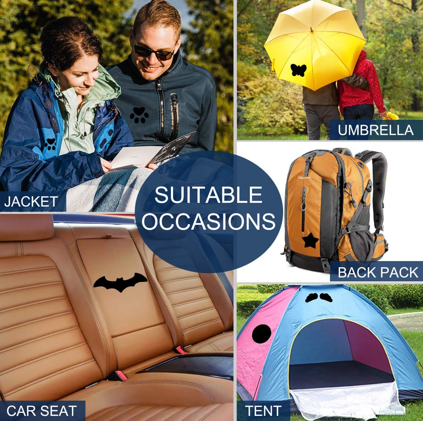 Down Jacket Repair Patch Self-Adhesive Fabric