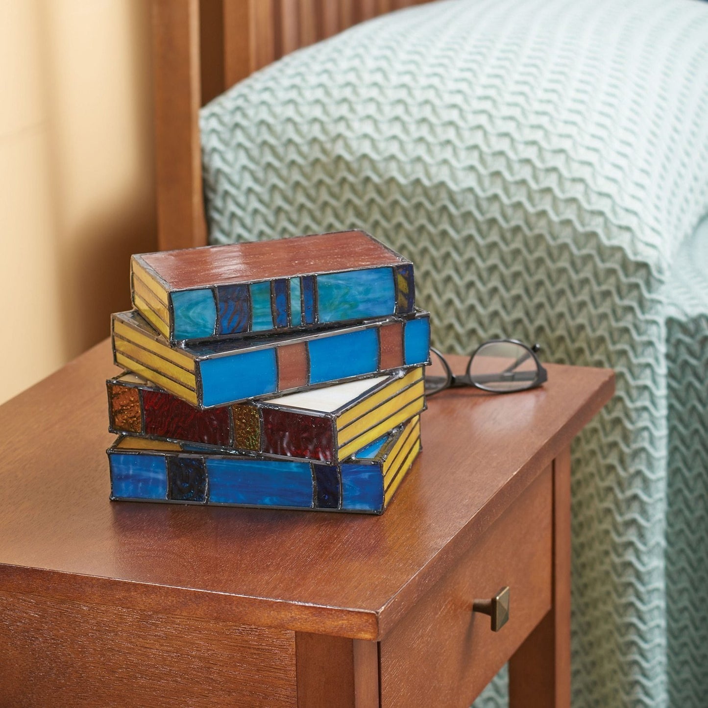 📚Stained Stacked Books Lamp