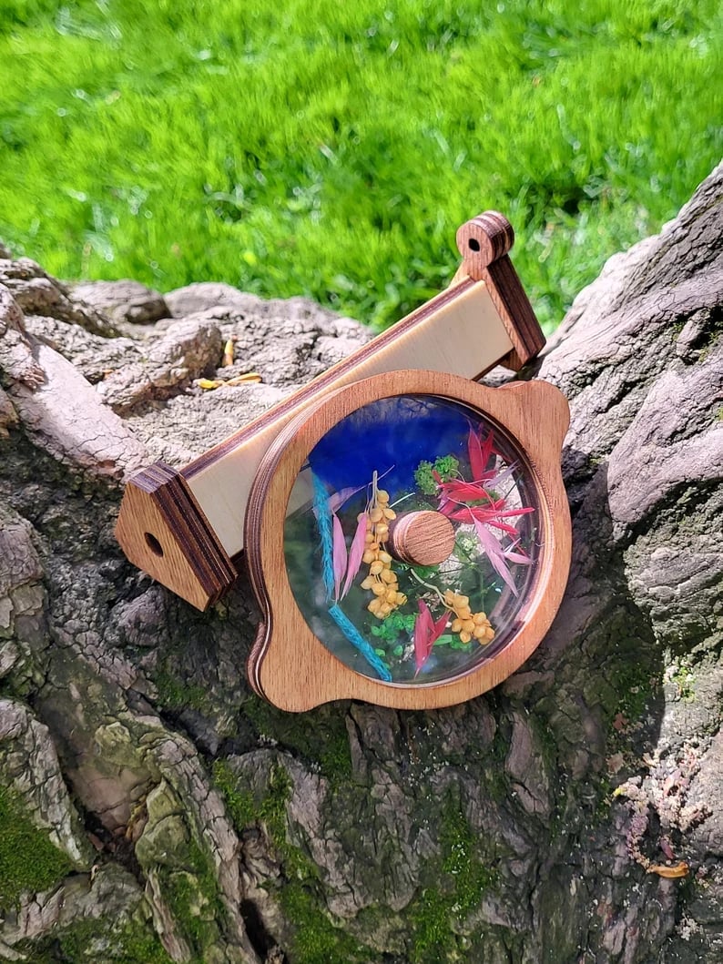 Best gift for your loved one⇝ 💓Wooden Handmade Kaleidoscope