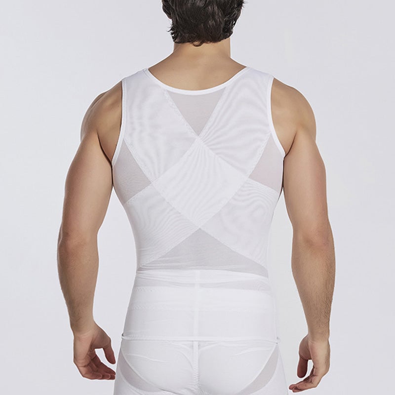 🔥Men's High Stretch Mesh Body Shaper Vest