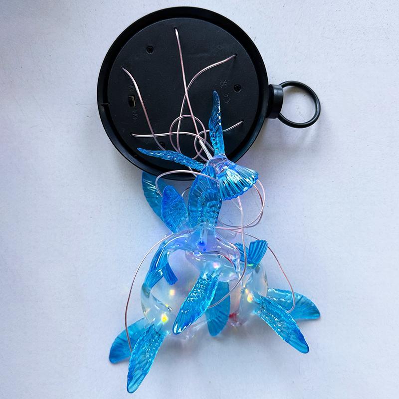 🦋 Enhance Your Garden - ✨Creative Bird Design Solar Wind Chimes