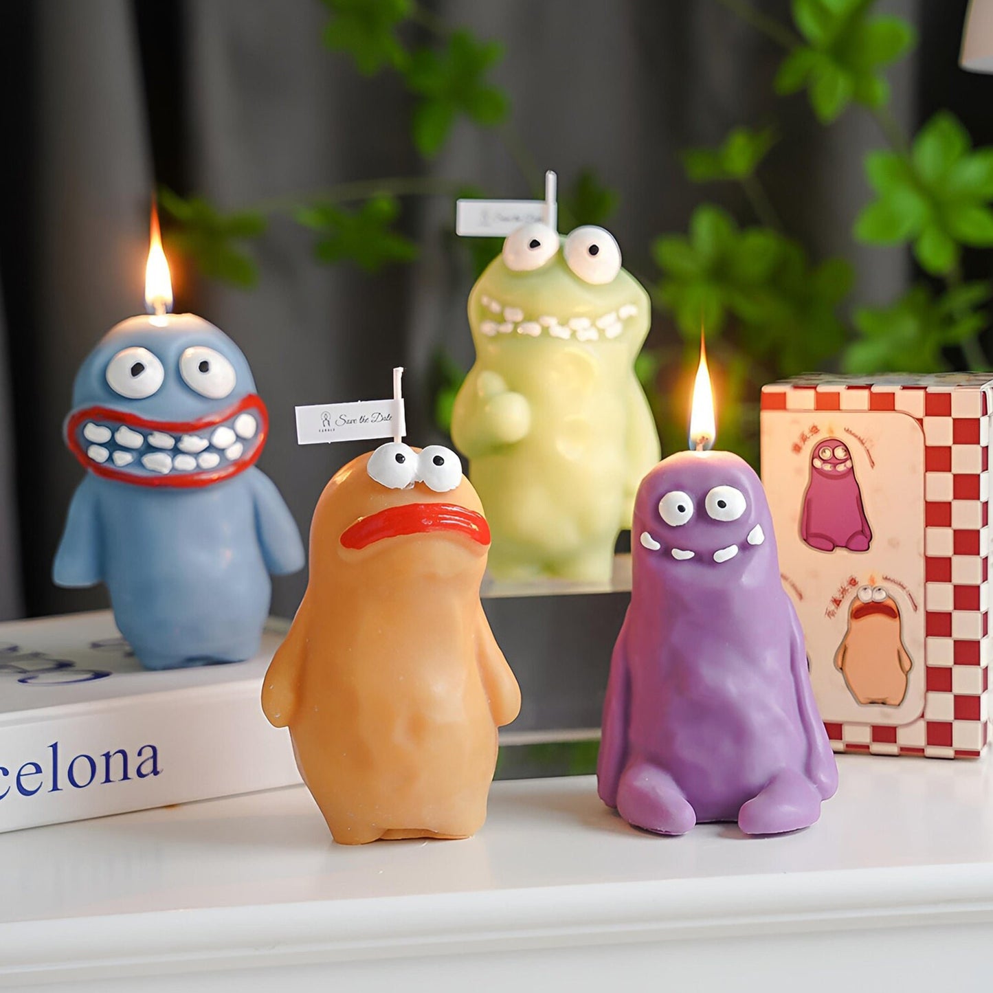 Cute Mud Monster Scented Candle🔥