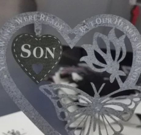 Memorial Gift Butterfly Ornament-Garden Memorial Plaque