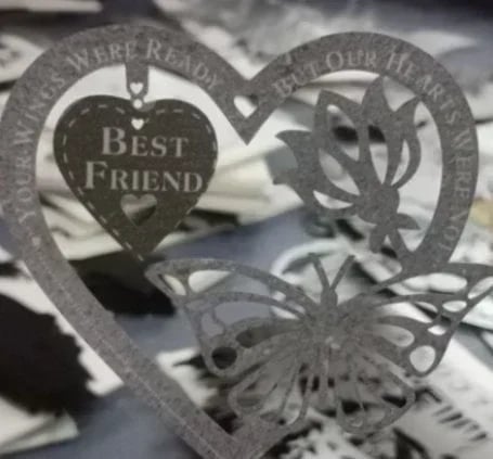 Memorial Gift Butterfly Ornament-Garden Memorial Plaque