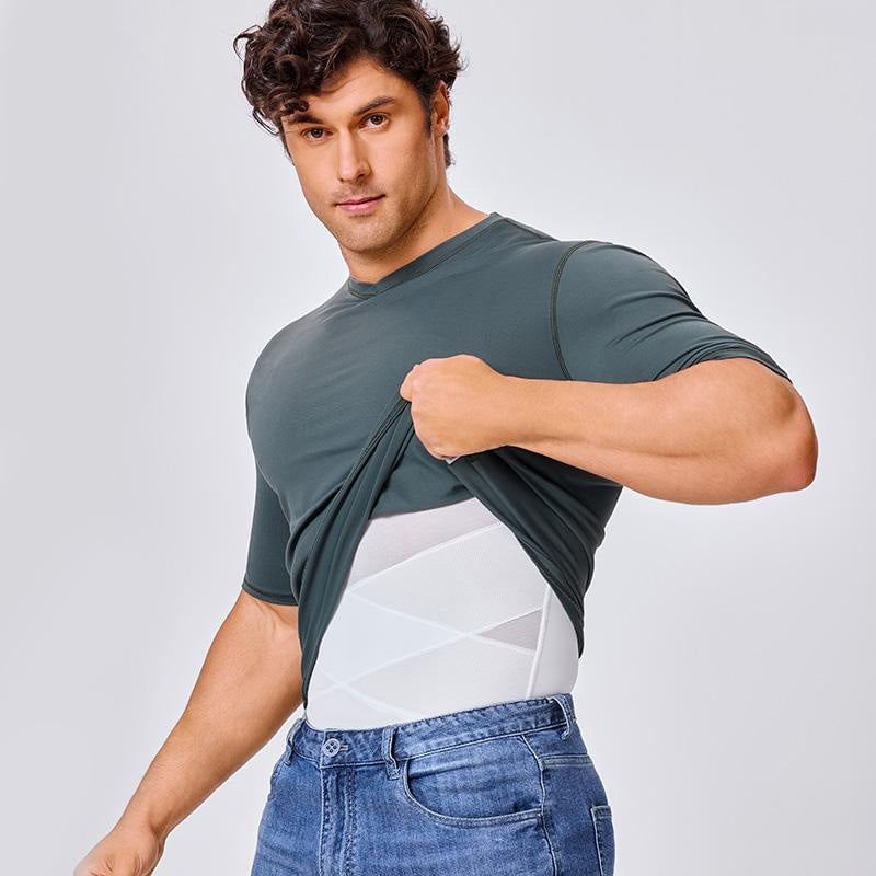 🔥Men's High Stretch Mesh Body Shaper Vest