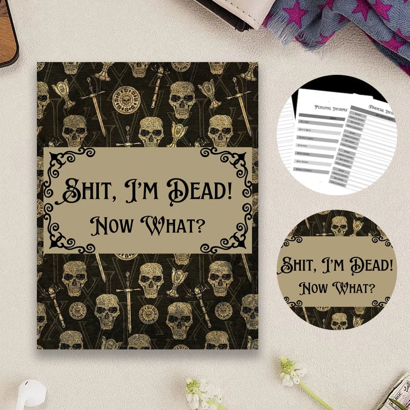 🎃 Halloween Gift:  End of Life Planner💀👍BEST SELLER