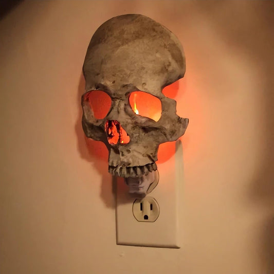 π New Halloween Handmade Skull Night Light