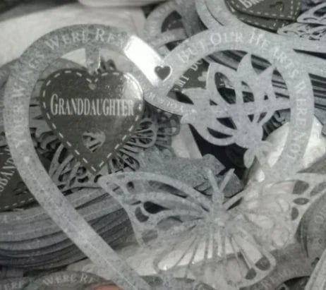 Memorial Gift Butterfly Ornament-Garden Memorial Plaque