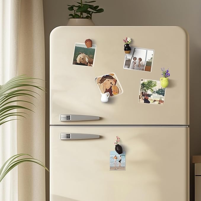 🌸Cute Plant Ceramic Vase Fridge Magnets