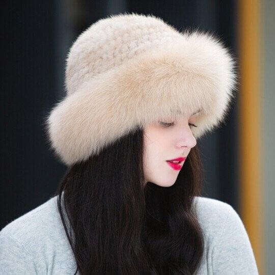 Fashion sweet and cute warm thick fisherman hat basin hat