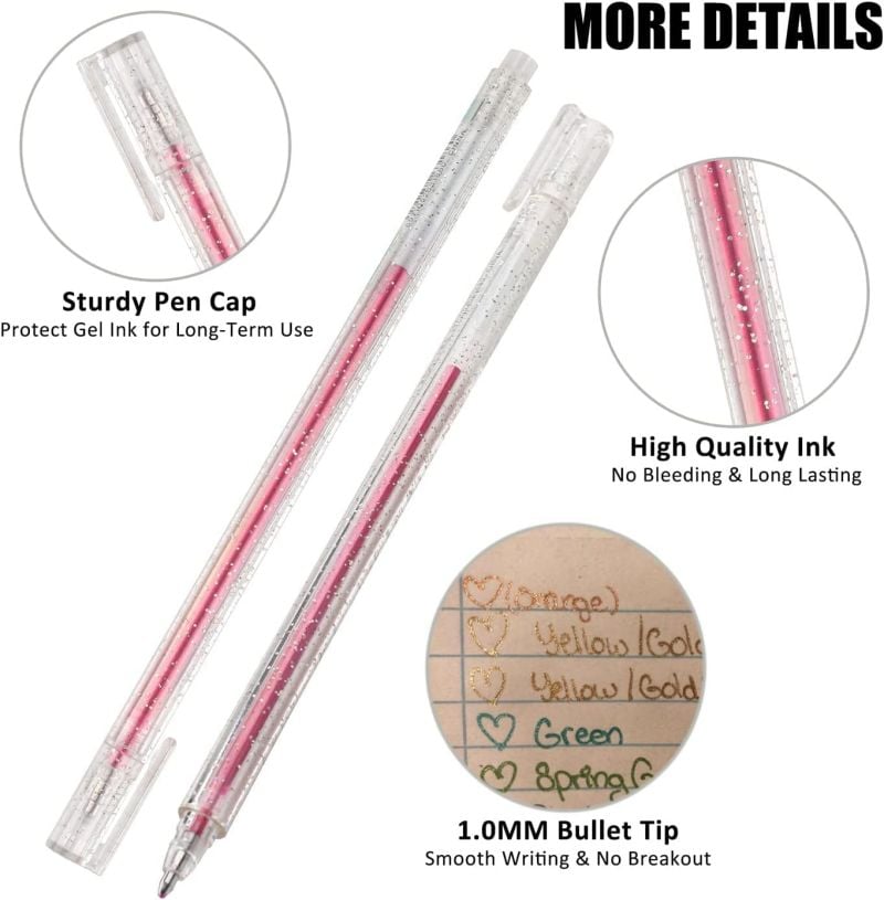 ๐๐ Glitter Gel Pen Set
