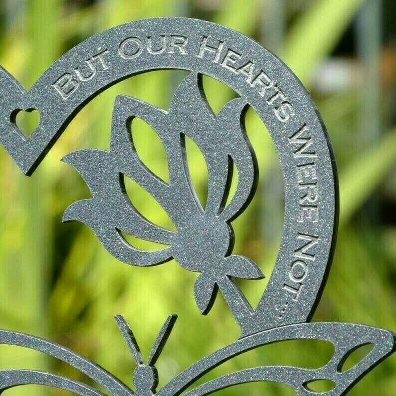 Memorial Gift Butterfly Ornament-Garden Memorial Plaque