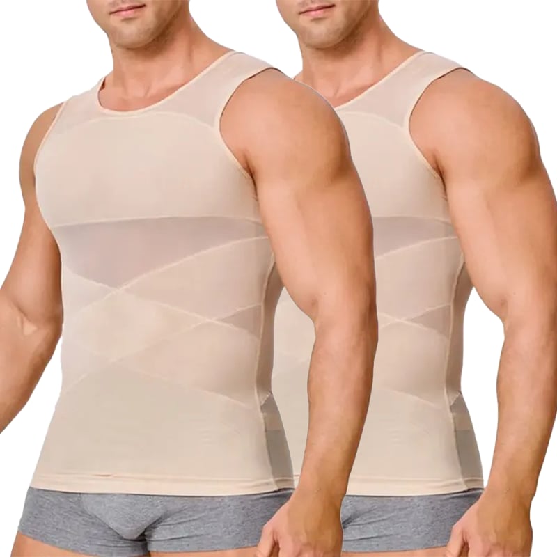 🔥Men's High Stretch Mesh Body Shaper Vest