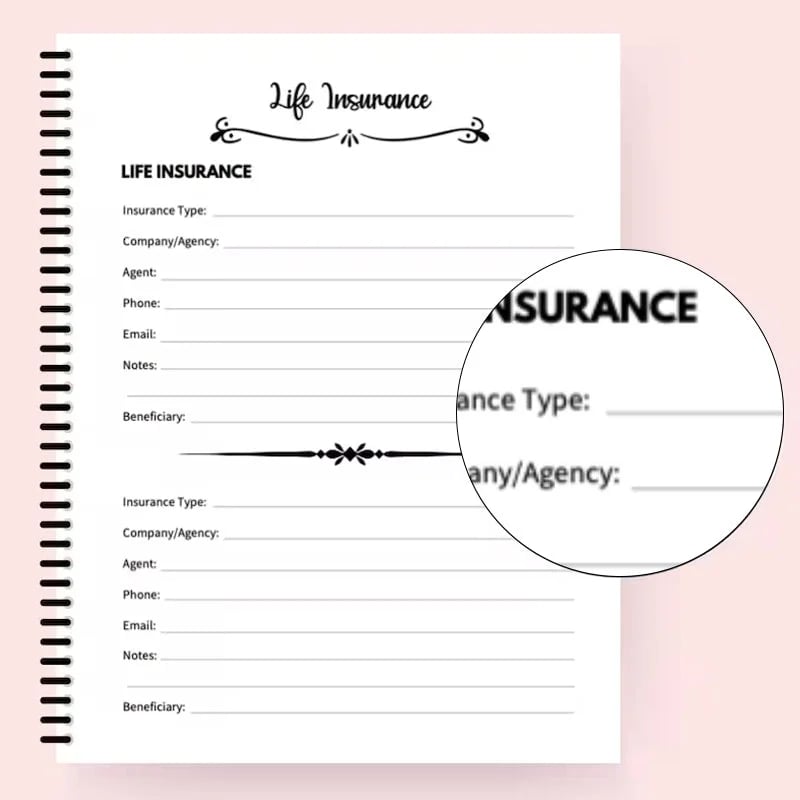 🎃 Halloween Gift:  End of Life Planner💀👍BEST SELLER