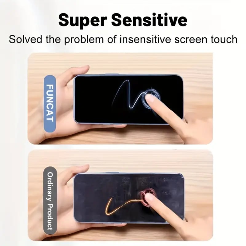 📱New Invisible Screen Protector -Fingerprint-Proof Dust Free