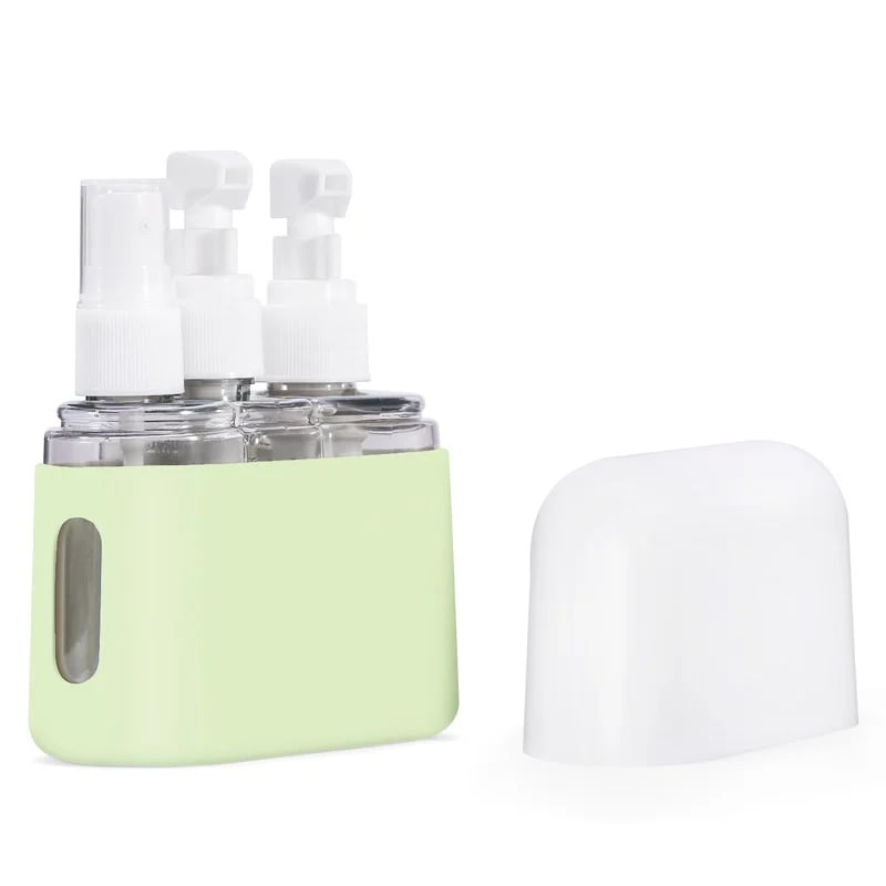 🎁 Mini Shampoo Dispenser Portable Travel Bottle Set